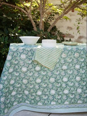 Green Tangier Pomegranate Tablecloth