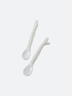 Hand-Crafted Porcelain Spoons