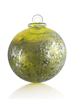 Handmade Ornament - Yellow Saturn
