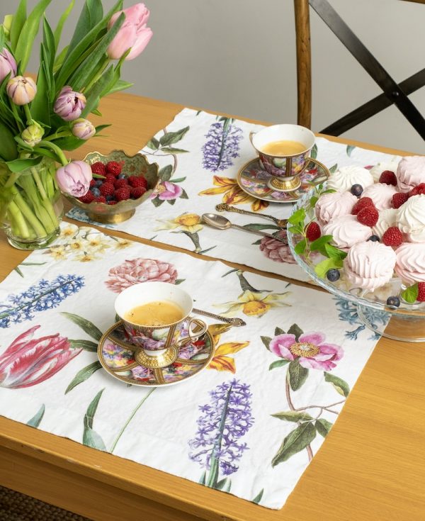 Linen Early Flower Placemats