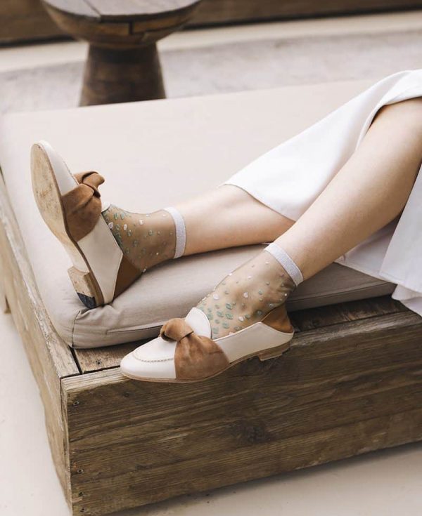 Atelier St Eustache Socks Nakameguro Champagne