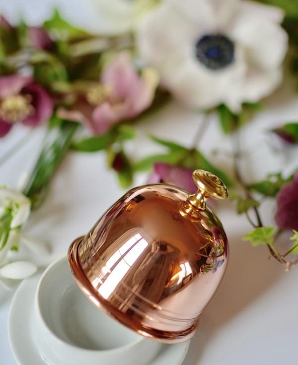 copper dome butter dish