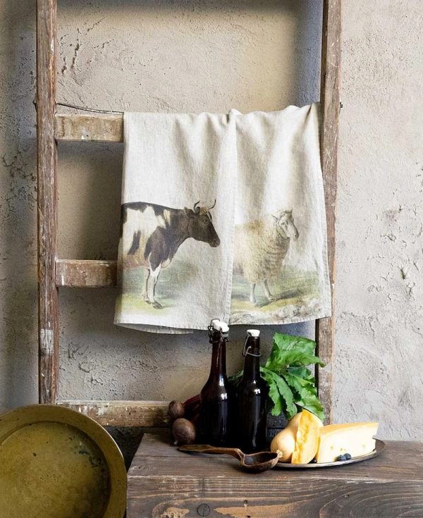 Cow & Sheep Kitchen Towels